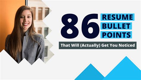 1001 Ways to Write Resume Bullet Points That Will Get You Noticed