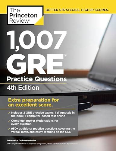 1007 GRE Practice Questions 4th Edition Graduate School Test Preparation Doc