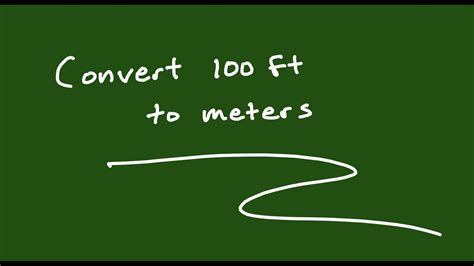 100ft to Meter: Convert Like a Pro with Our Comprehensive Guide