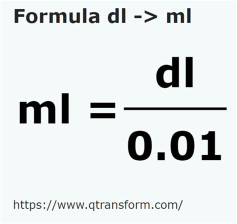 100ml to DL Conversion: A Simple Guide