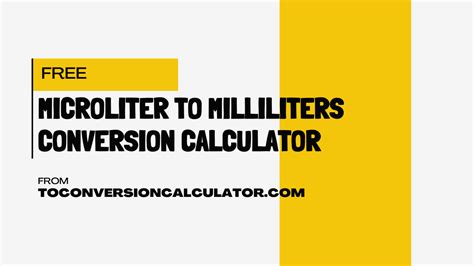 100ul to ml: A Comprehensive Guide to Microliter to Milliliter Conversion