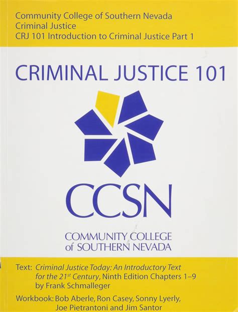 101: Your Introduction to Criminal Justice