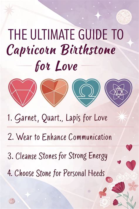 101+ Capricorn Stone Ideas: Unlocking the Power of Your Birthstone