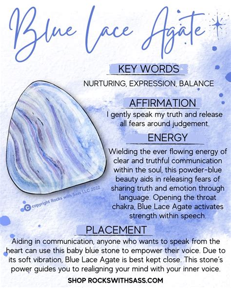 101 Benefits of Blue Lace Agate: A Comprehensive Guide to Its Healing Properties