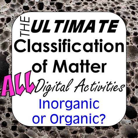 101 Classification of Matter: The Ultimate Guide