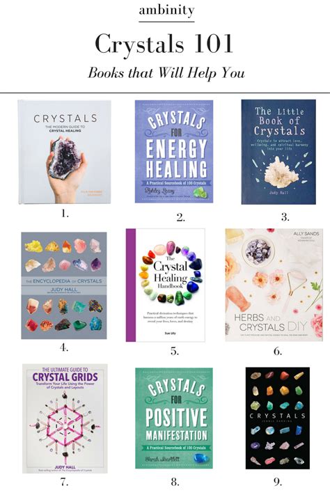 101 Must-Read Books on Crystals and Healing: A Comprehensive Guide