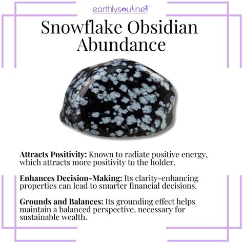 101 Snowflake Obsidian Crystals' Wonders and Benefits