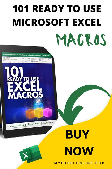 101 ready to use excel macros PDF