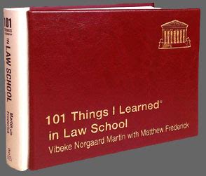 101 things i learned in law school Epub
