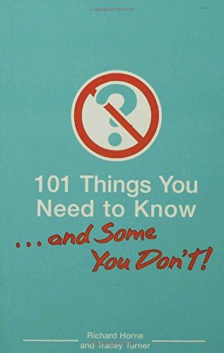101 things you need to know and some you dont PDF