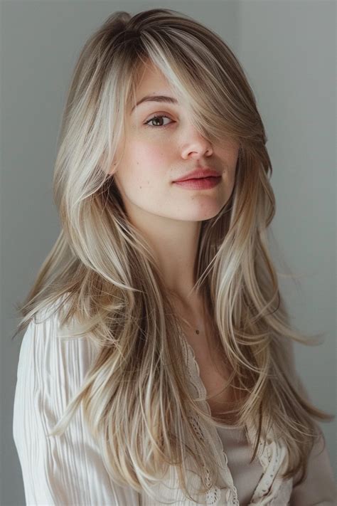 101. Long Layered Blonde Waves: A Cascade of Softness