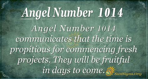 1014 Angel Number: Meaning and Significance