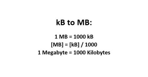 1024 KB to MB: Understanding the Conversion and Discovering New Applications