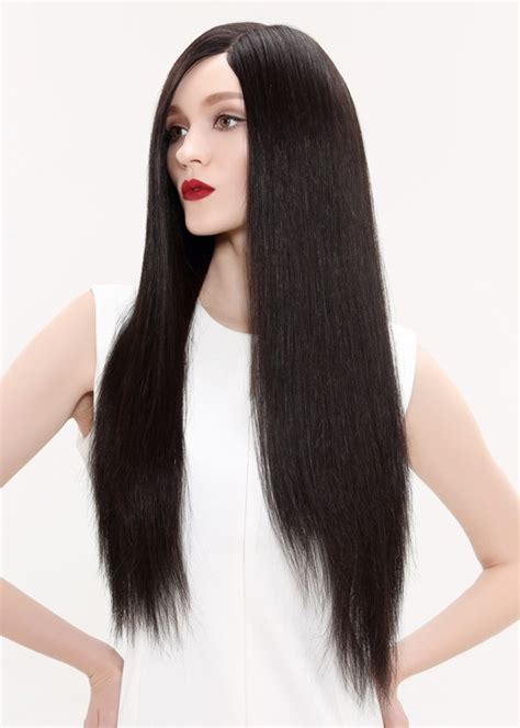 1025 Black Straight Remy Human Hair Long Wigs: Ultimate Convenience and Style