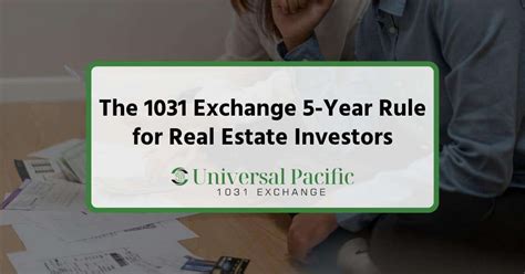 1031 exchange 5-year rule