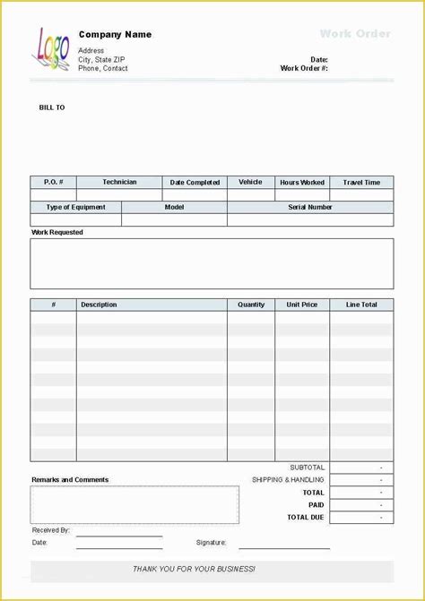 1099 Invoice Template