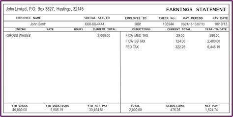 1099 Pay Stub Template Free