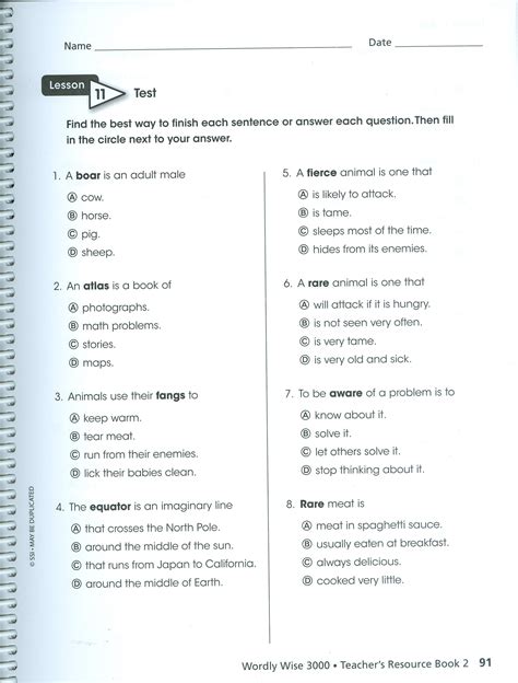 10d Visual Vocabulary Practice Answers PDF