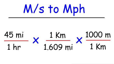 10mps to mph: Everything You Need to Know