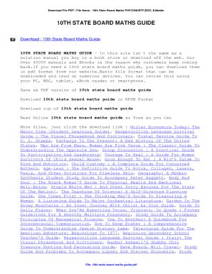 10th state board maths guide Doc