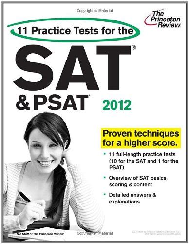 11 Practice Tests for the SAT and PSAT 2012 Edition College Test Preparation Reader