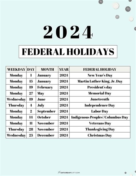 11 public holidays