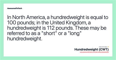 112 Hundred Weight in a Ton: Everything You Need to Know