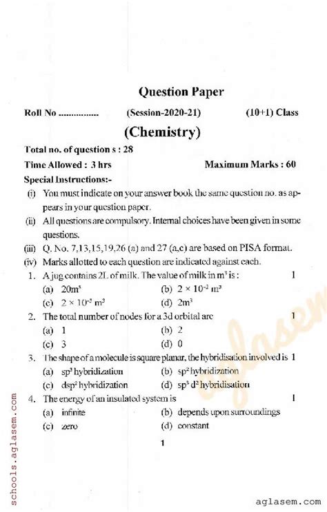 11th question paper chemistry 2013 Epub