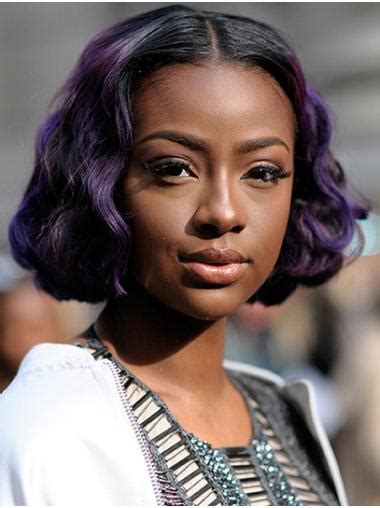 12" Lace Front Chin Length Black to Purple Bobs: Justine Skye Wigs for 2025 and Beyond