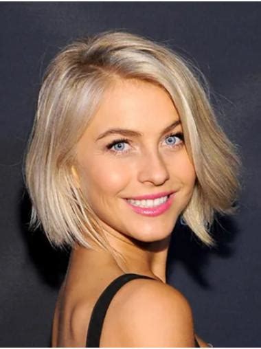 12" Lace Front Chin Length Synthetic Straight Julianne Hough Wigs: Timeless Elegance for 2025