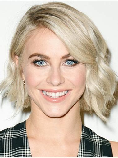 12" Lace Front Chin Length Synthetic Wavy Julianne Hough Wigs