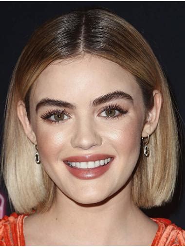 12" Lucy Hale Synthetic Lace Front Straight Wig: A Timeless Accessory for 2025