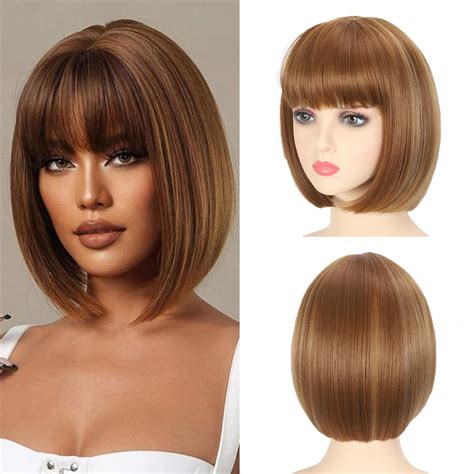 12" Monofilament Synthetic Blonde Bob Wigs VS Human Hair Wigs: 2025 Forecast