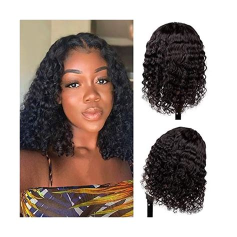 12 Inch Deep Wave Lace Front Wigs