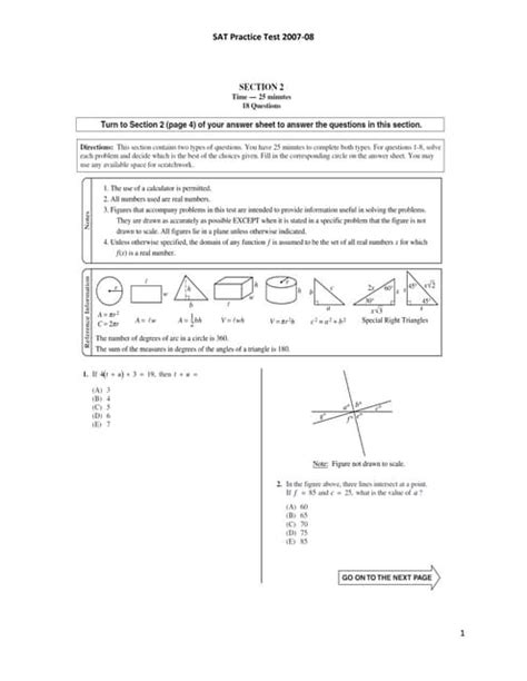 12 Practice Tests for the SAT 2007 Doc