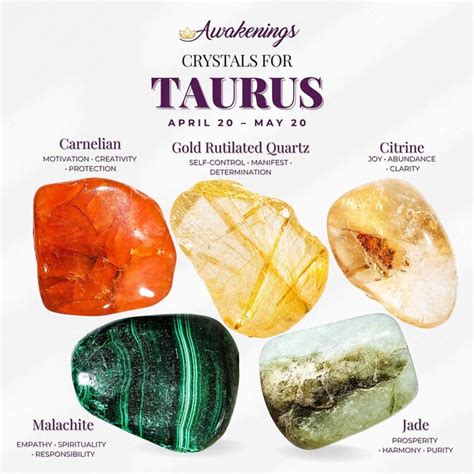 12 Taurus Crystals & Gemstones: Unlock Your Inner Power and Stability