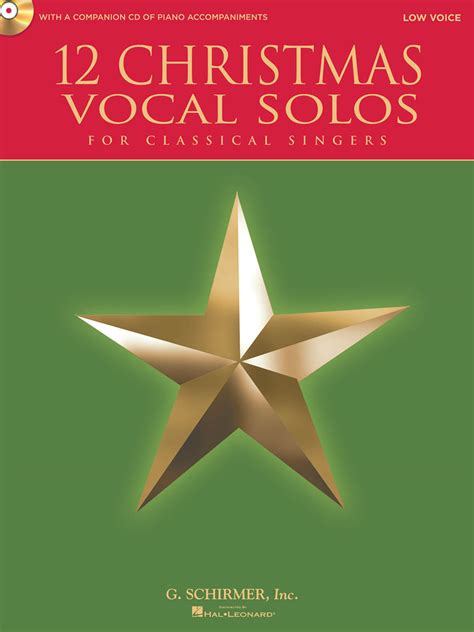 12 christmas vocal solos low voice and piano with a cd of piano accompaniments Reader