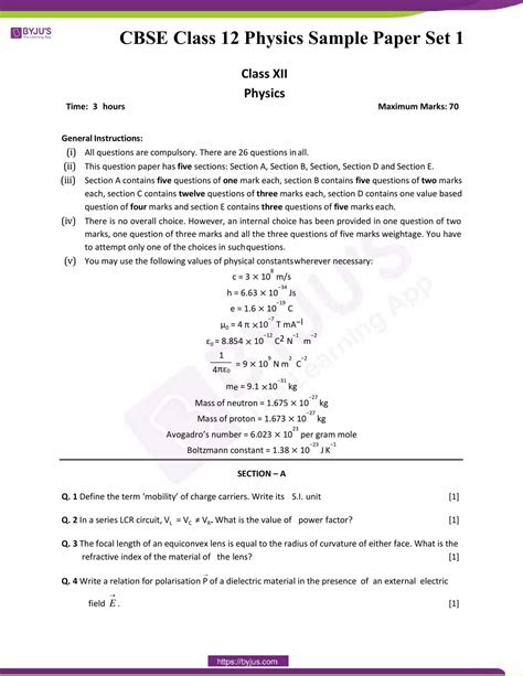 12 class physics 2014 bord paper Doc