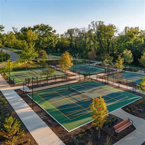 12 meticulously maintained tennis courts