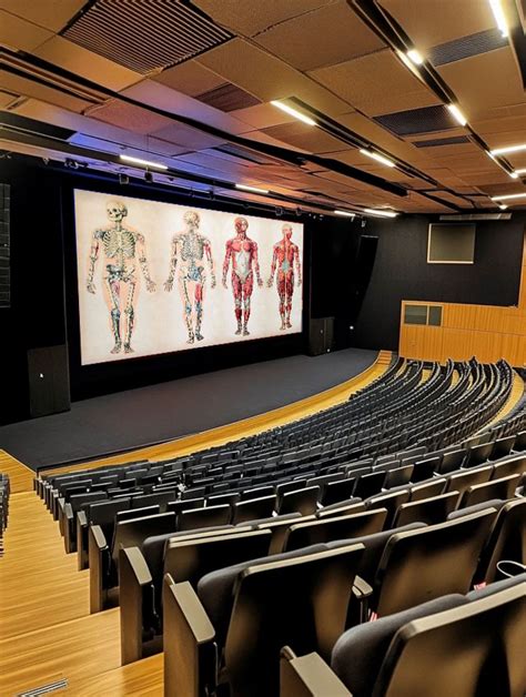 12 spacious auditoriums: