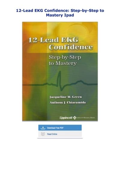 12-Lead EKG Confidence Step-by-Step to Mastery Epub