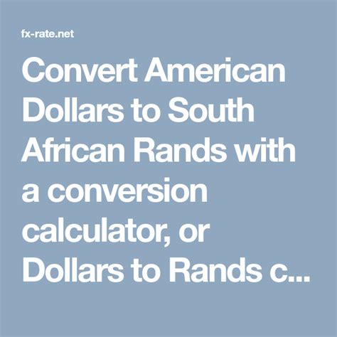 12000 Rands in Dollars: A Currency Conversion Guide