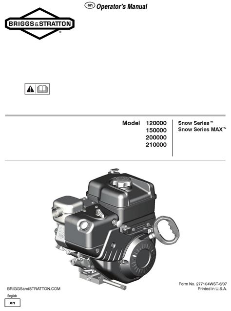 120000 briggs stratton operators manual pdf Kindle Editon