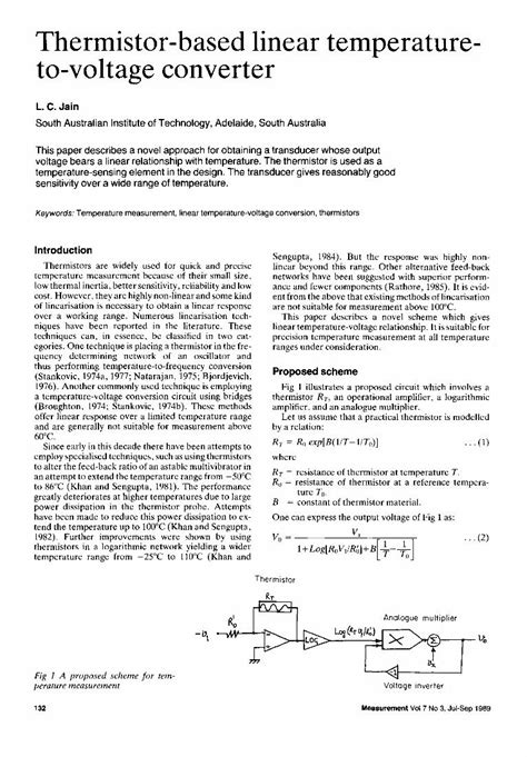 123°F to 456V: Uncovering the Hidden Potential of Temperature-to-Voltage Conversion