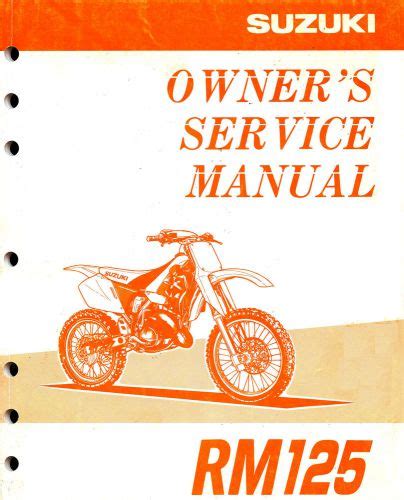 125 suzuki dirt bike repair manual Doc