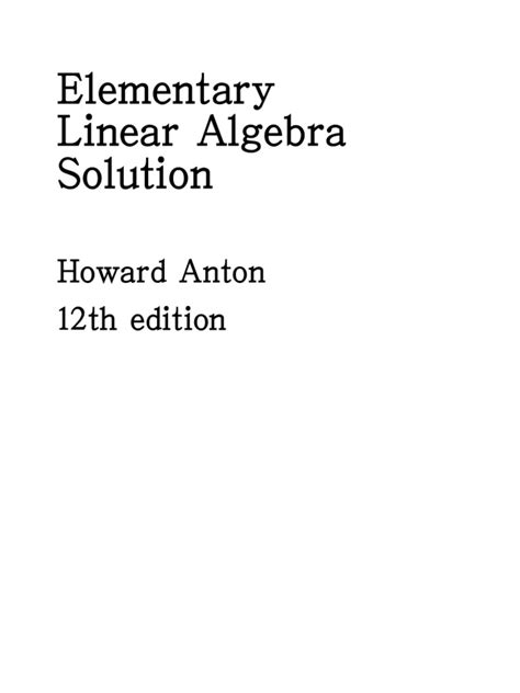 12th Edition Solution Doc