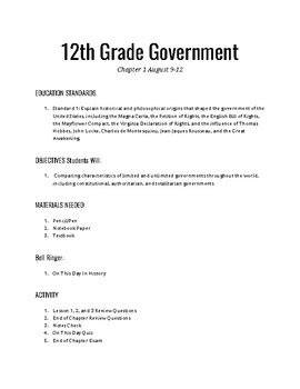 12th grade us government Epub