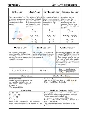 13 3 Review And Reinforcement The Gas Laws Answer Key Doc