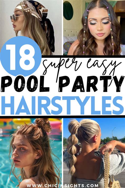 13 Pool-Perfect Hairstyles for Summer Fun