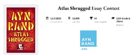 13 Reasons Why You Should Enter the Atlas Shrugged Essay Contest